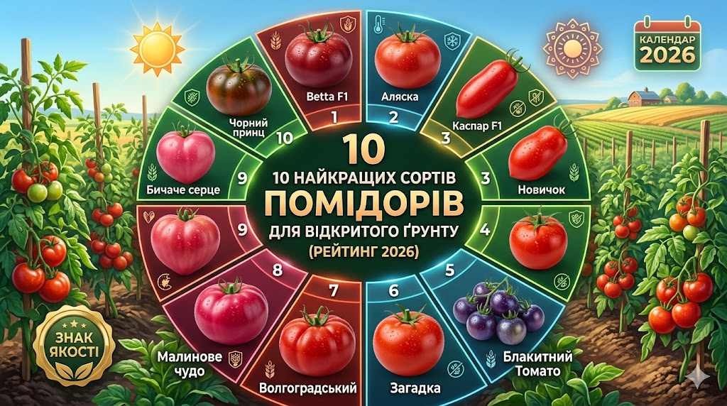 0 найкращих сортів помідорів для відкритого ґрунту
