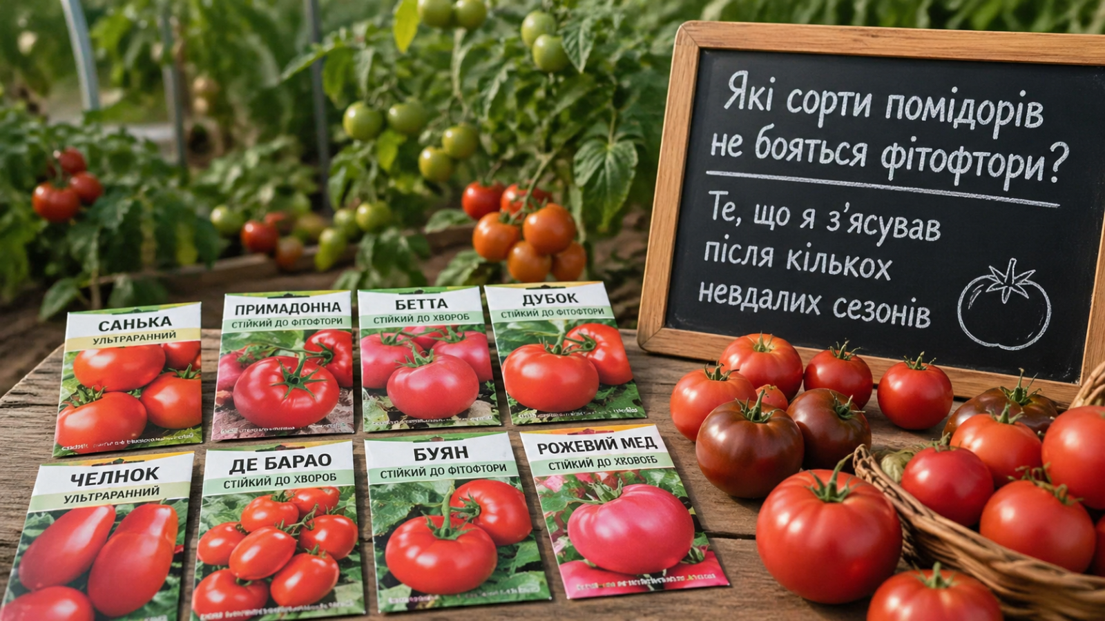 Які сорти помідорів не бояться фітофтори